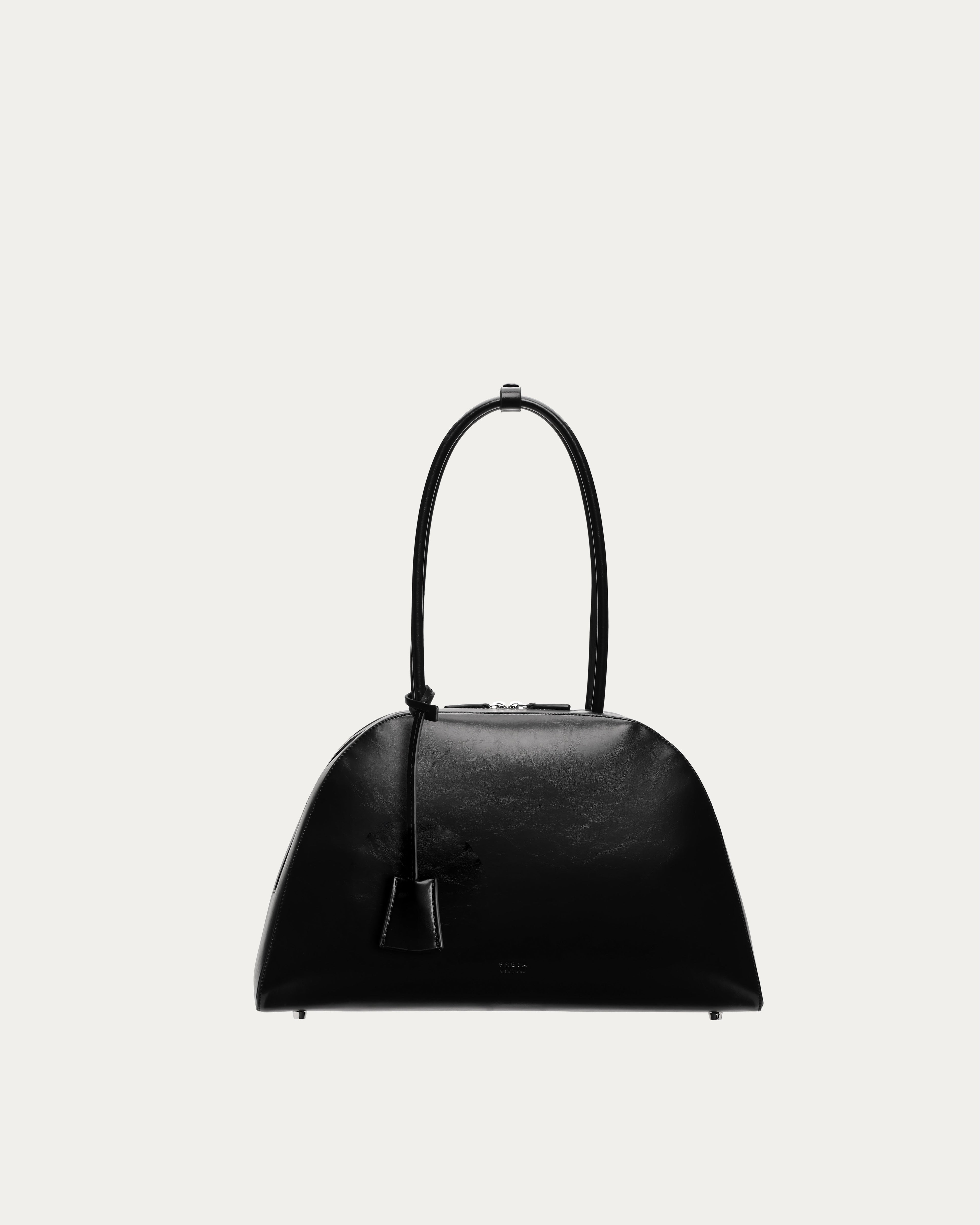 Alma Bag Tall Black Gloss